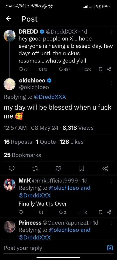 Okichloeo Dredd Dildo Blowjob And Fuck PPV Video Leaked